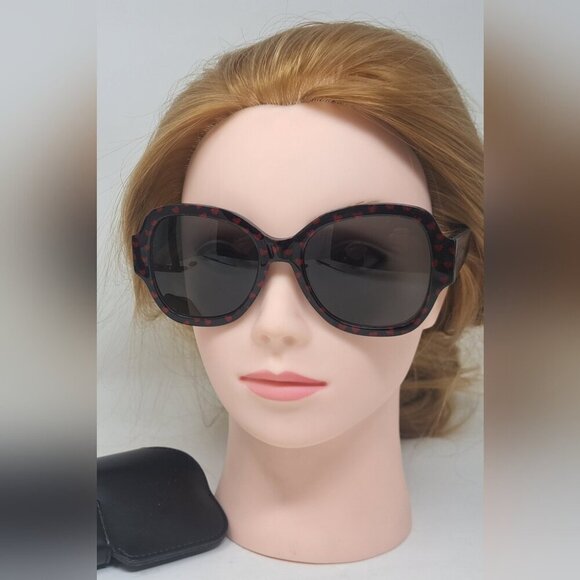 Saint Laurent Paris Sunglasses Red Heart Metallic Butterfly SL133 006 53-19-140 main image 11